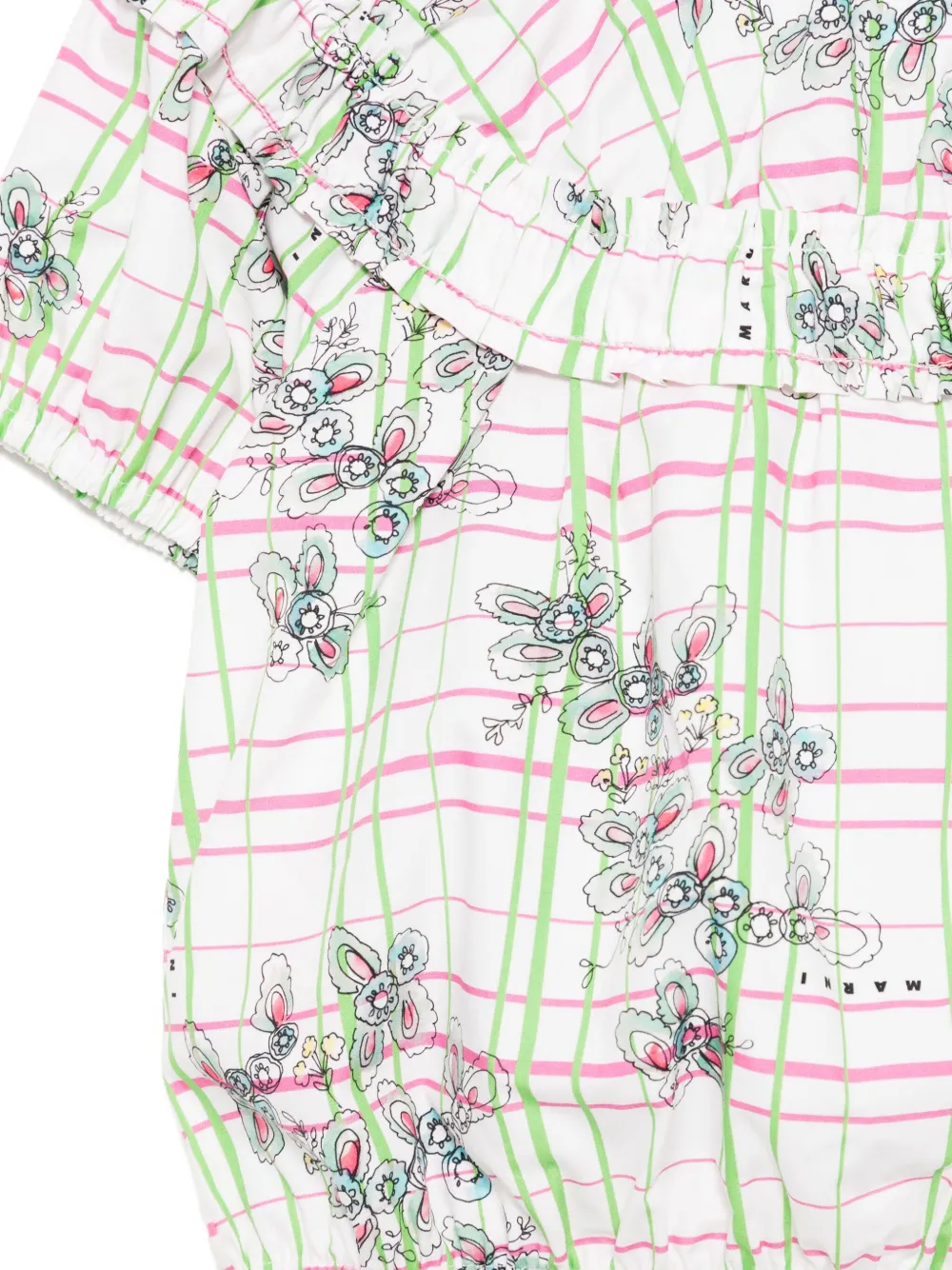 Marni Kids Shirt met print Wit