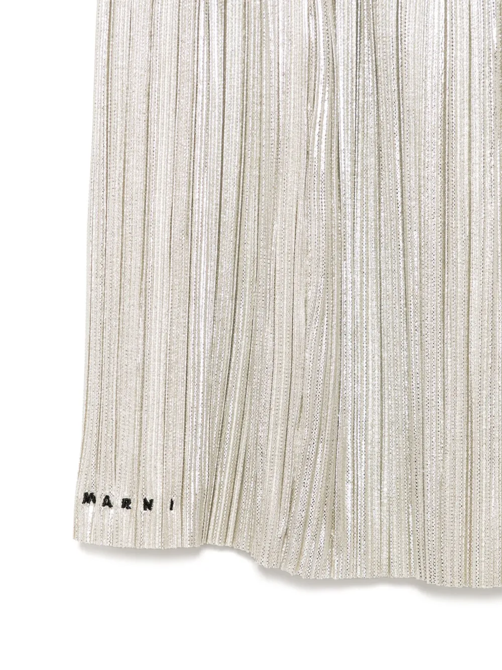 Marni Kids Rok met geborduurd logo Zilver