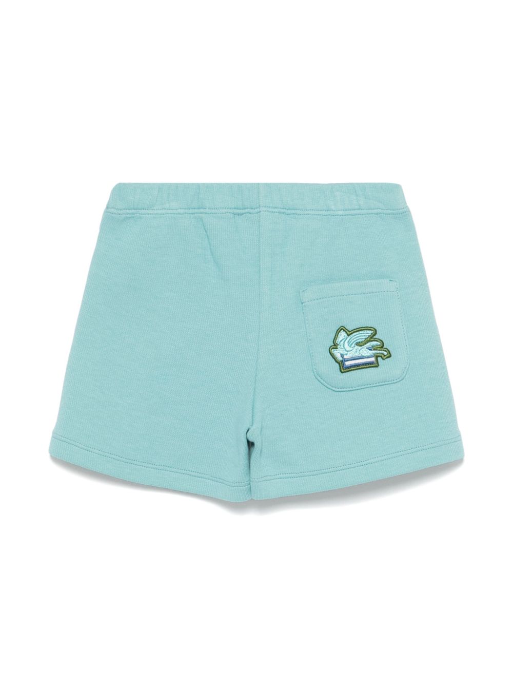 ETRO KIDS Shorts met Pegaso-patroon - Blauw