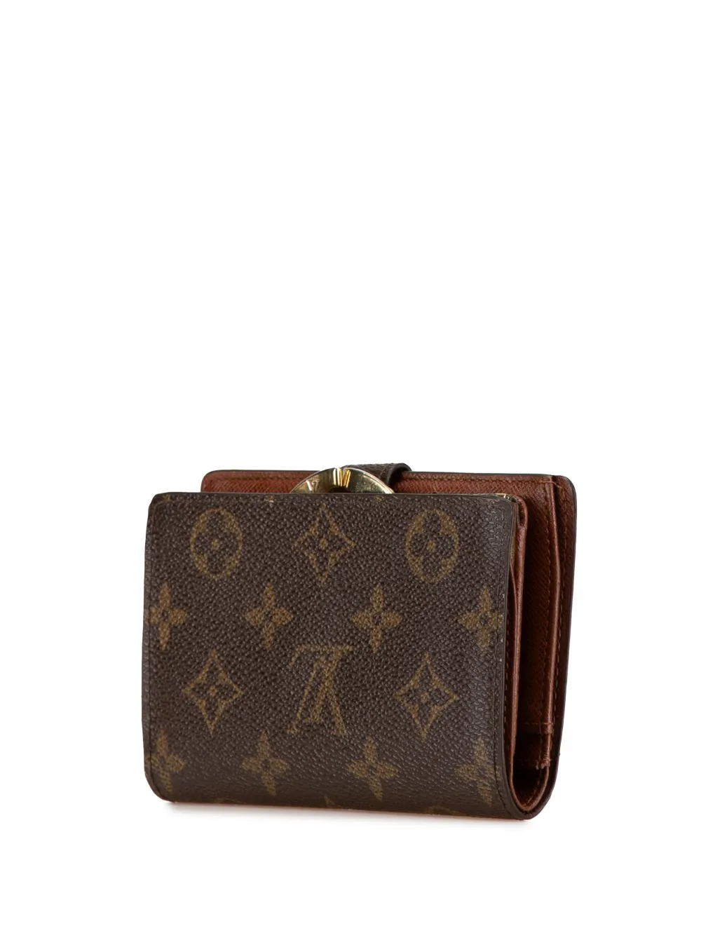 Louis Vuitton Pre-Owned 2001 Monogram Viennois kleine portemonnee - Bruin