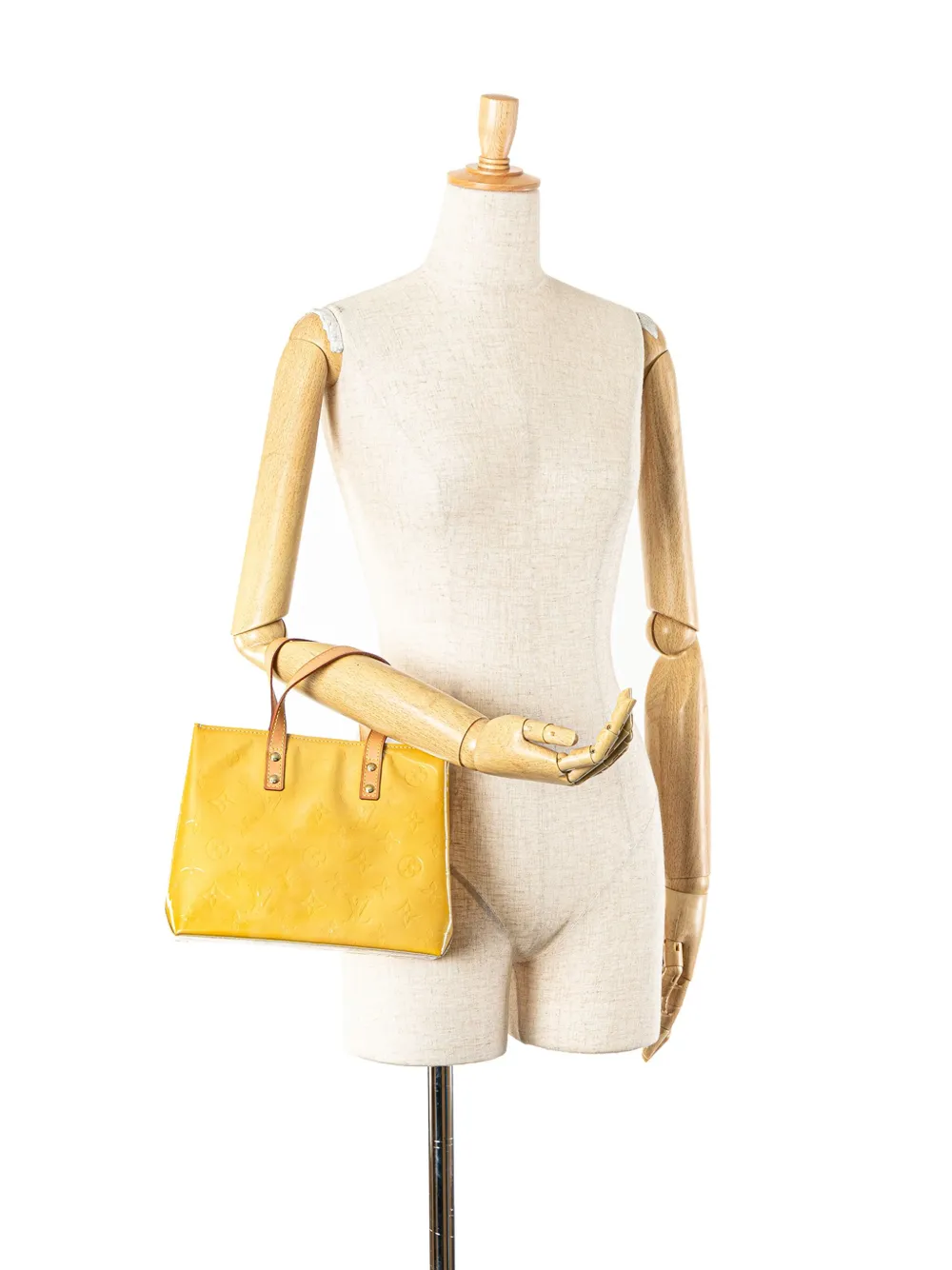 Louis Vuitton Pre-Owned 2003 gelakte PM handtas met monogram - Geel
