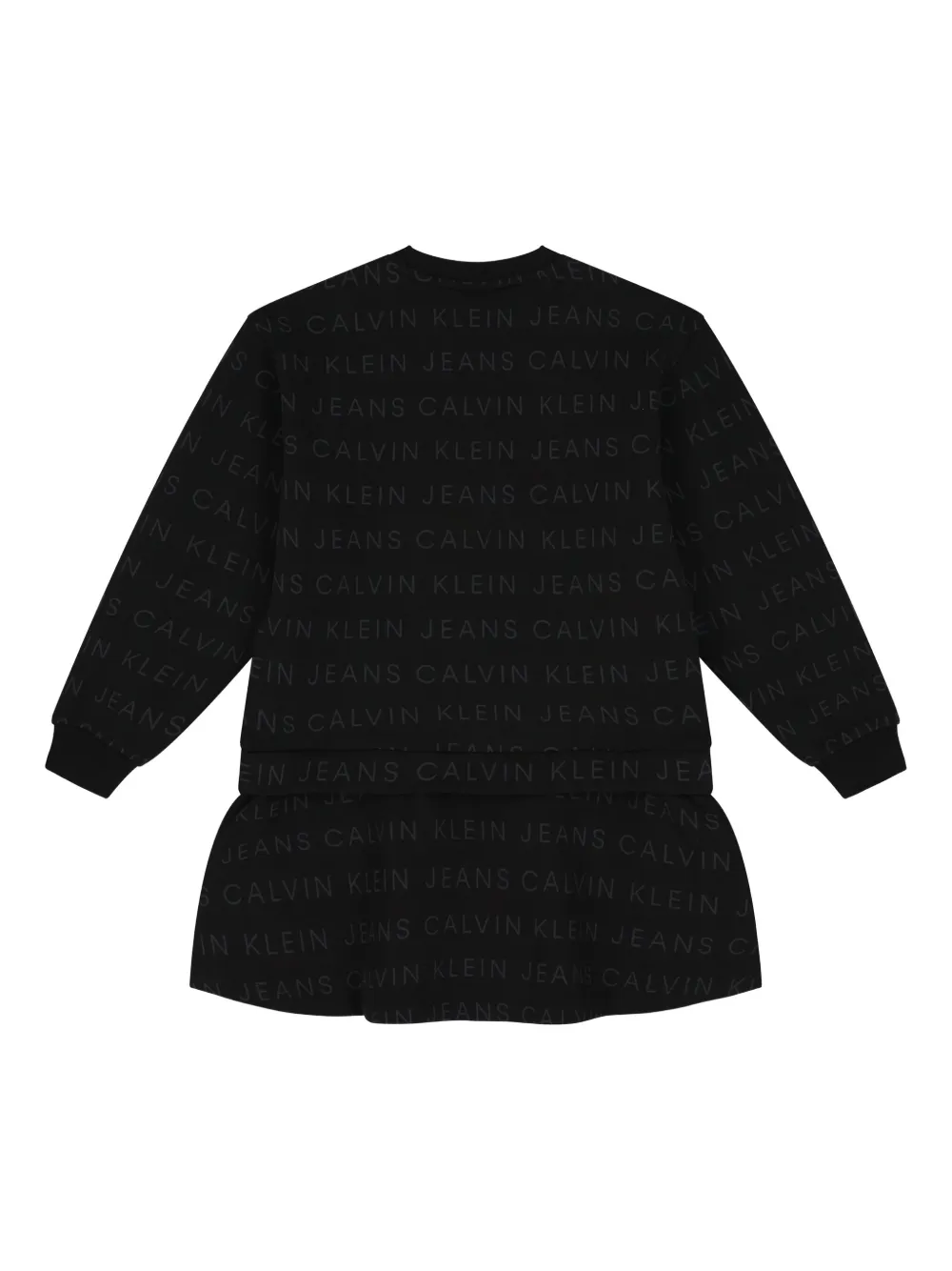 Calvin Klein Kids Jurk met logo Zwart