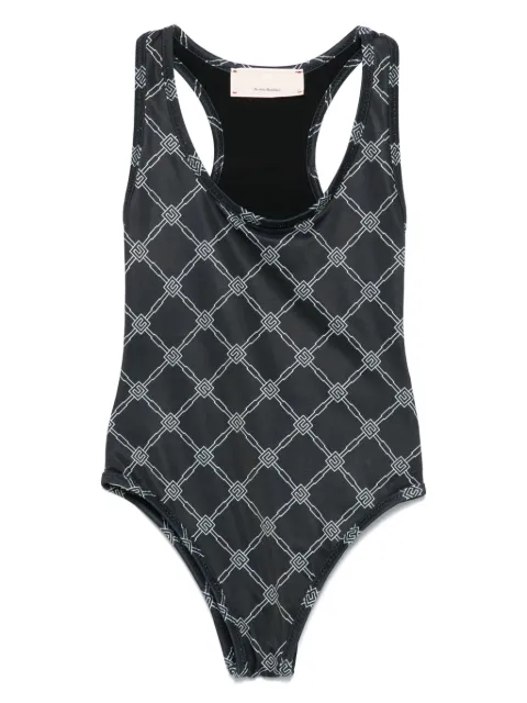 Elisabetta Franchi La Mia Bambina logo-print swimsuit