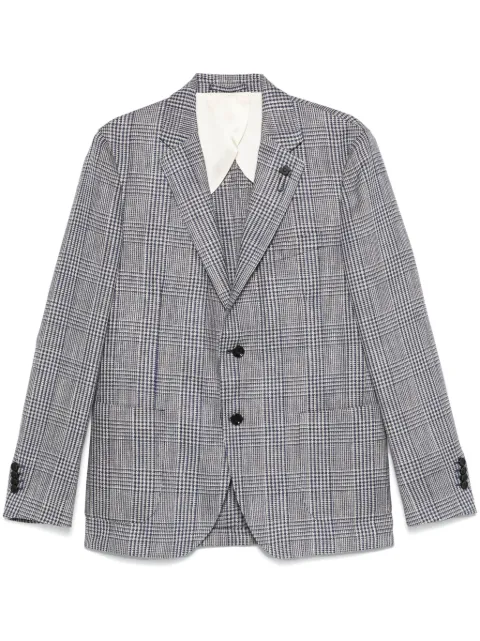 Lardini check-pattern blazer 