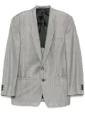 Versace Pre-Owned 1991 checked blazer - Grey