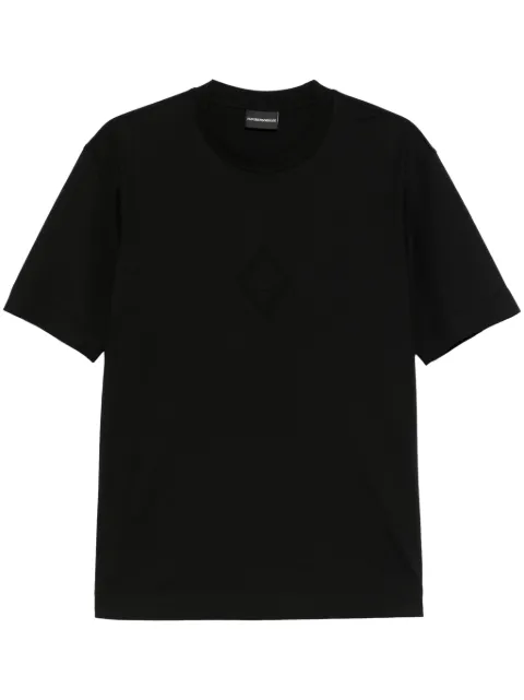 Emporio Armani T-Shirt mit geprägtem Adler-Logo