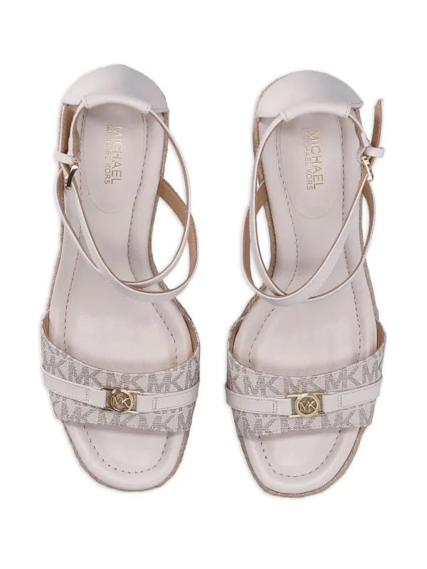 [SALE!!] ★MICHAEL Michael Kors Mandy Wedge★ サンダル Mandy Leather Wedge Sandal | Michael Kors [IL]