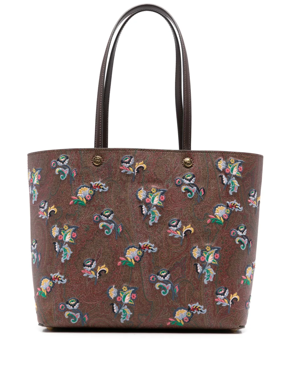 ETRO Shopper met paisley-patroon Bruin