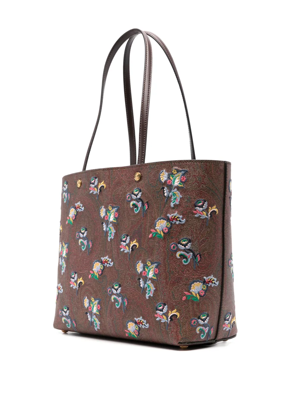 ETRO Shopper met paisley-patroon Bruin