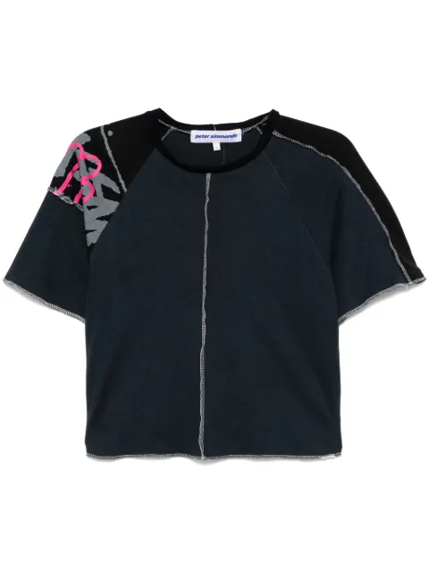 Stain Shade panelled T-shirt
