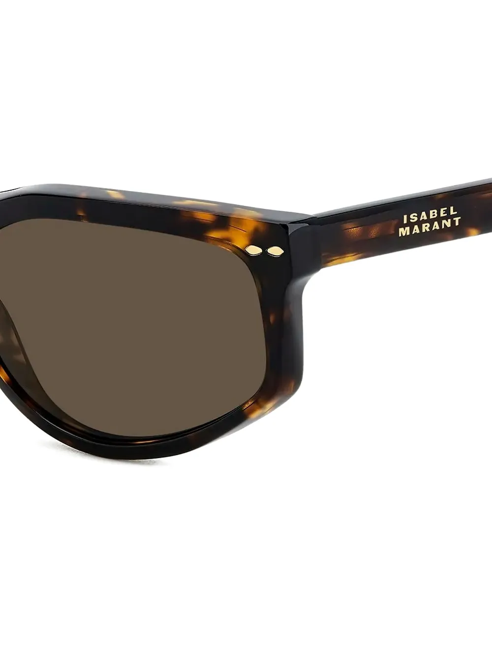 Isabel Marant Eyewear Zonnebril met schildpadschild-design Bruin