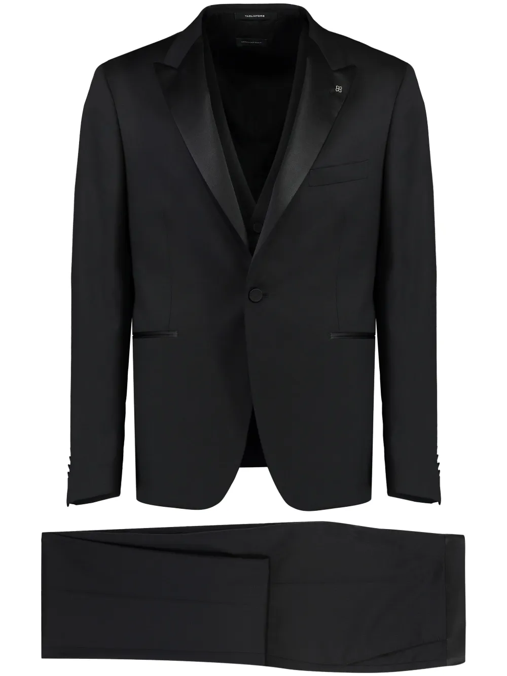 Tagliatore single breasted suit | Black | Image 1