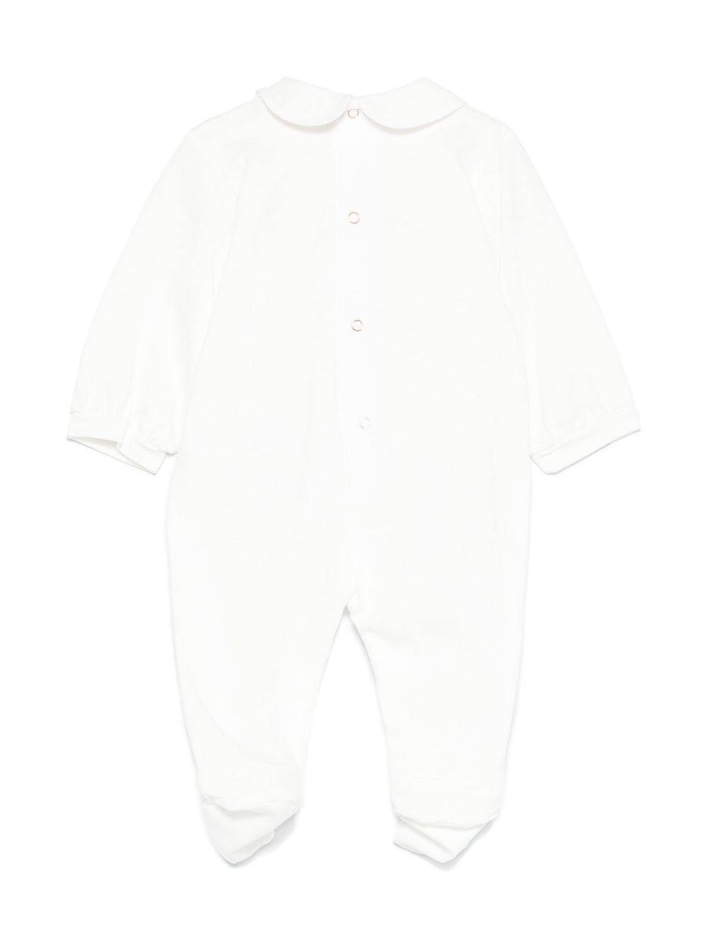 Elisabetta Franchi La Mia Bambina Pyjama met bloemapplicatie - Wit