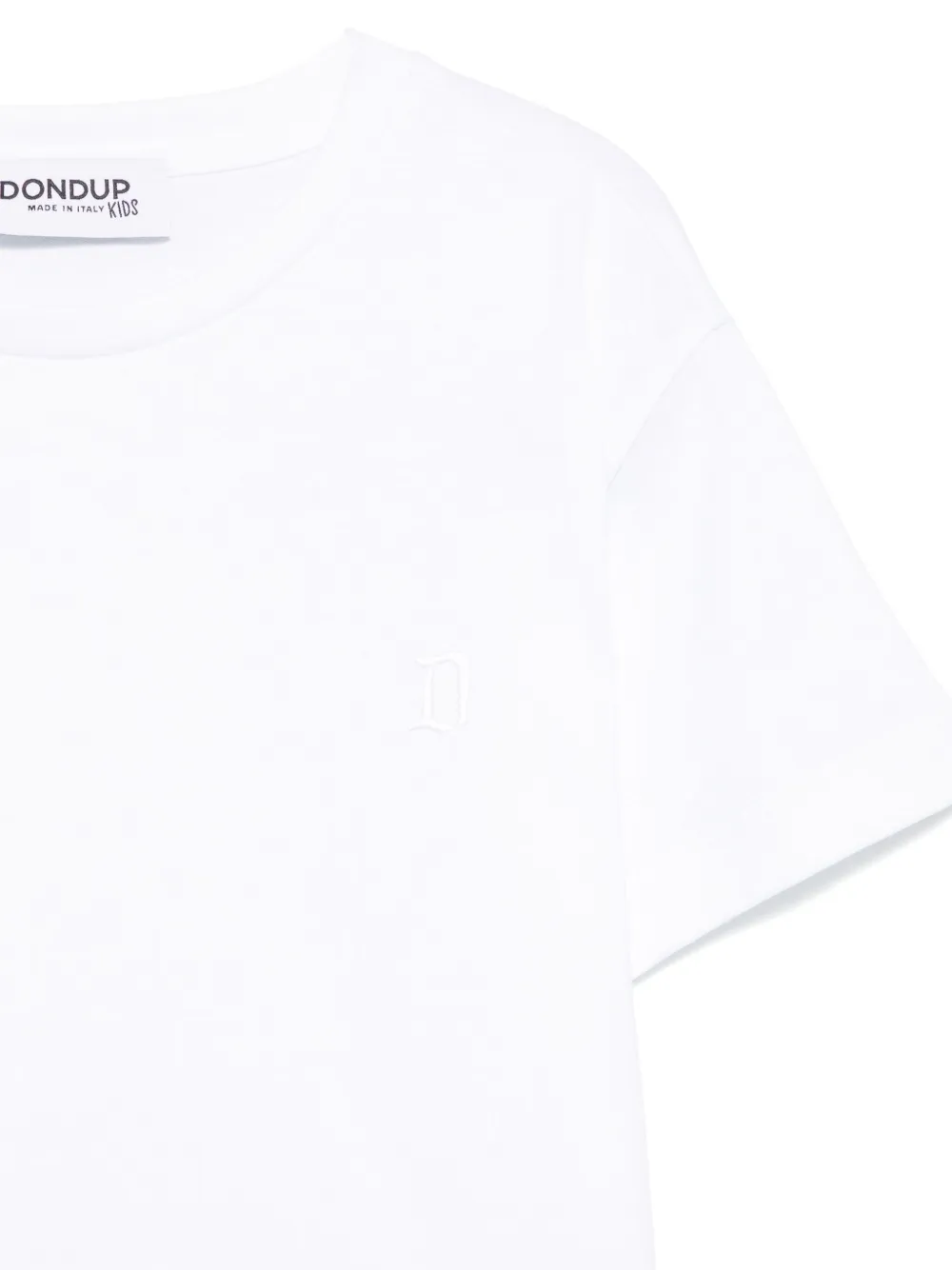 DONDUP KIDS T-shirt met geborduurd logo Wit
