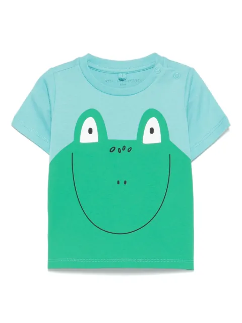 Stella McCartney Kids تيشيرت بطبعة ضفدع