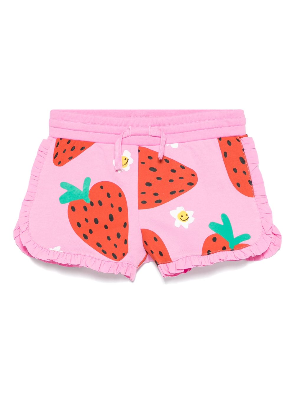 Stella McCartney Kids strawberry-print shorts - Pink