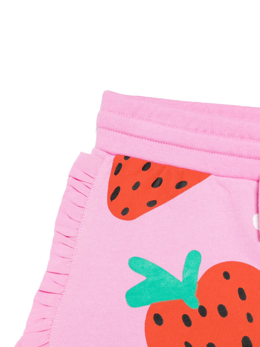 Stella McCartney Kids Shorts met aardbeienprint Roze