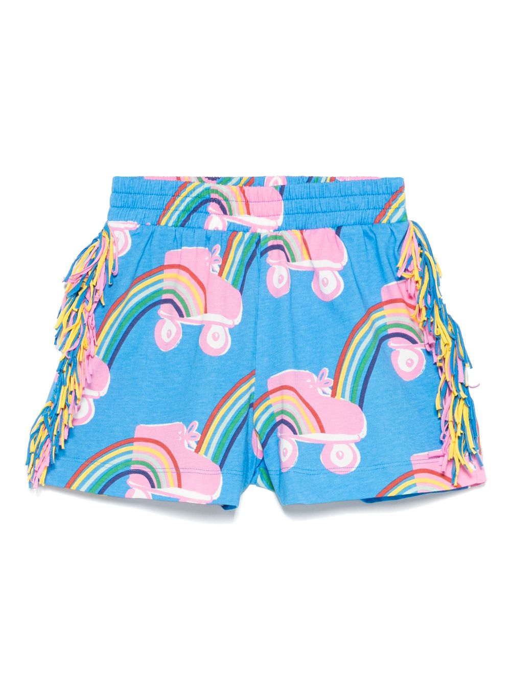 Stella McCartney Kids graphic-print shorts - Blue