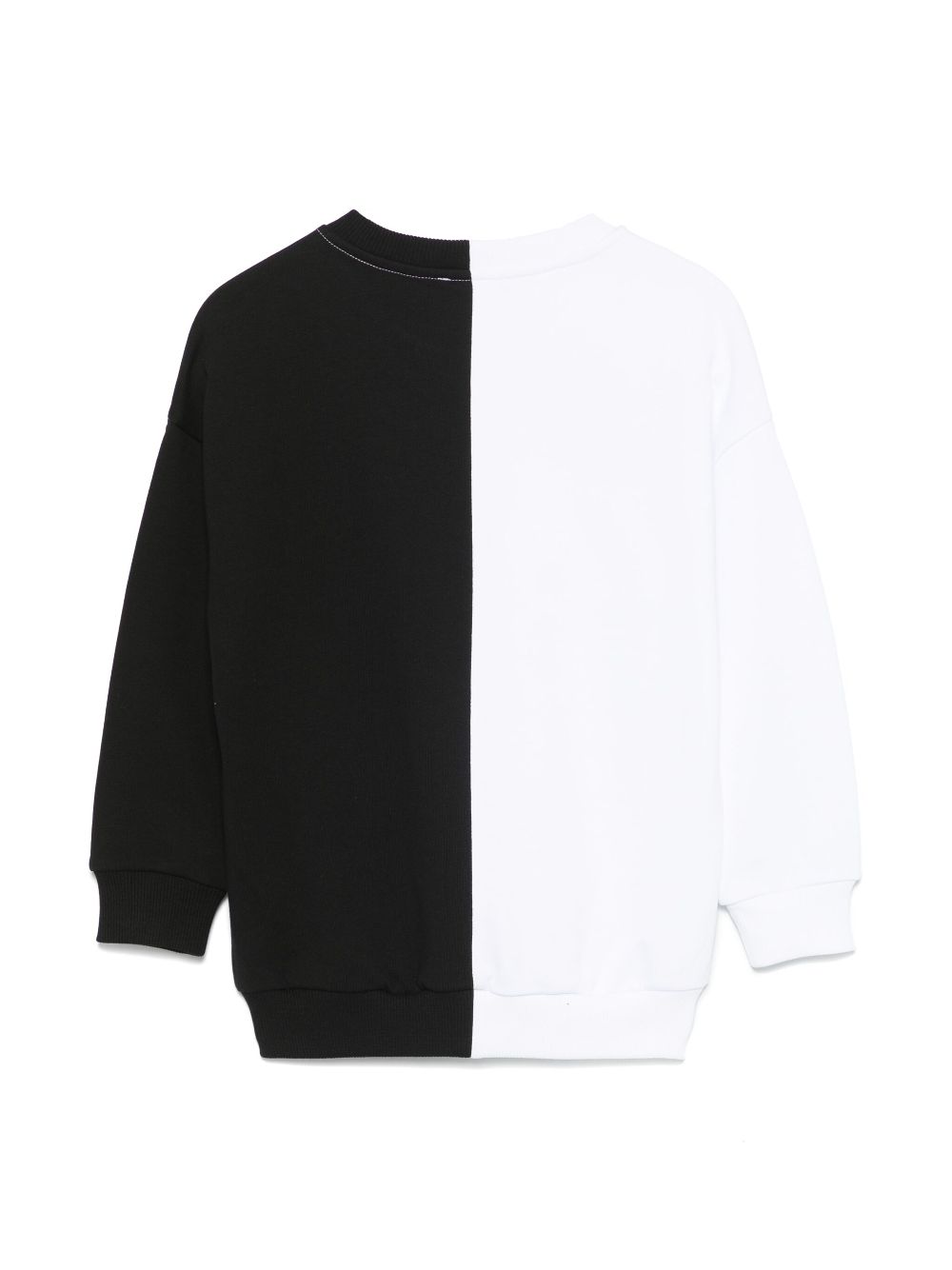 Balmain Kids bi-colour sweatshirt - White