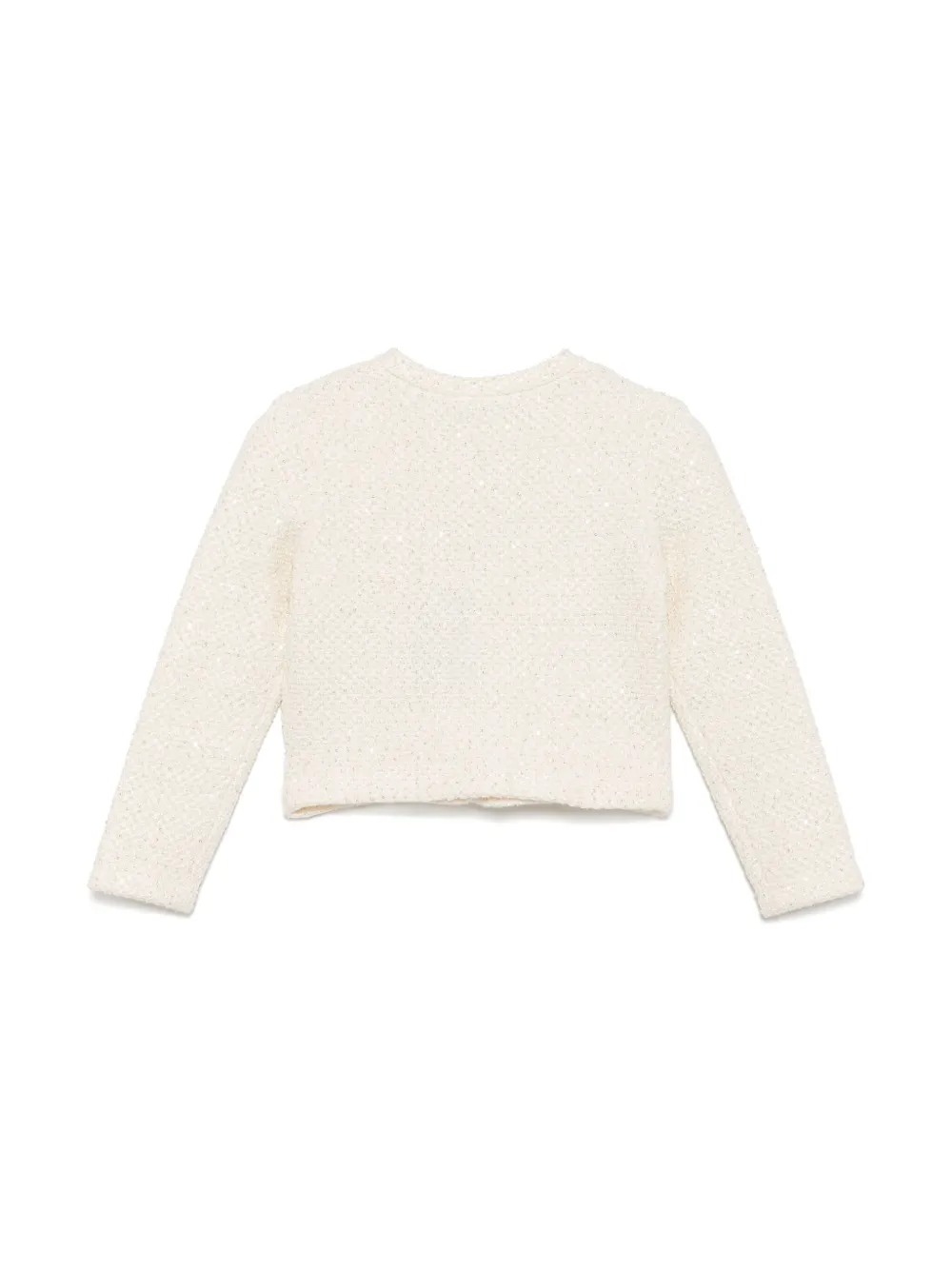 Self-Portrait Kids Vest met pailletten - Beige
