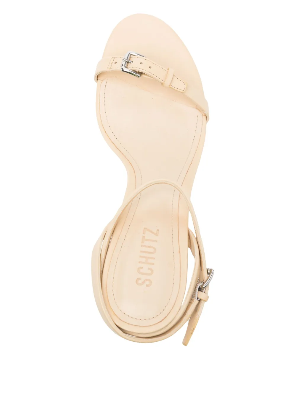 Schutz 70mm Aurora sandals Neutrals