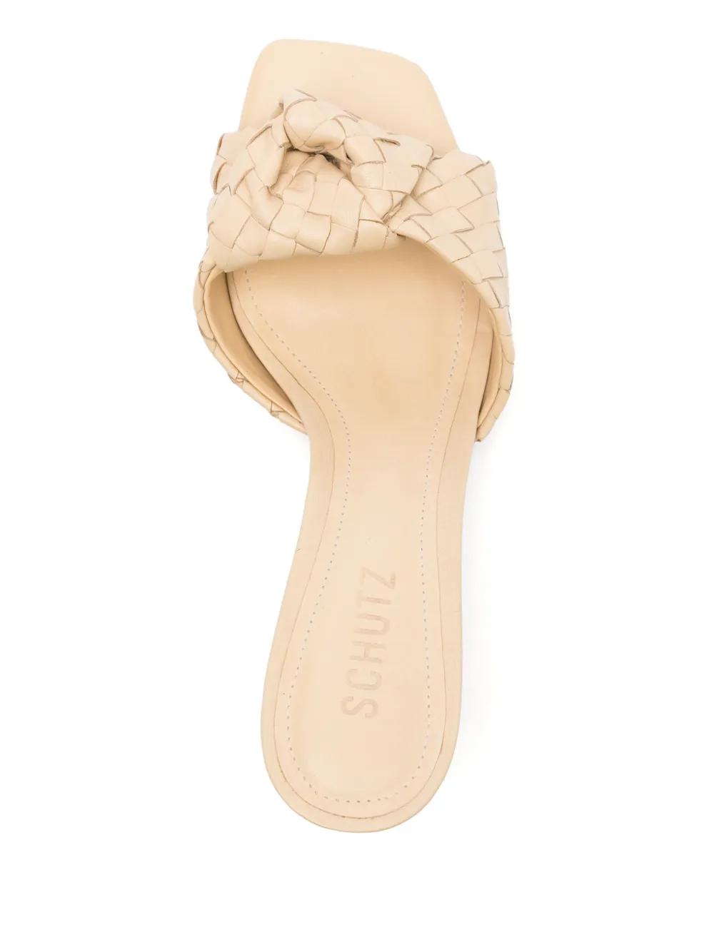 Schutz 60mm Sandalia Salto sandals Neutrals