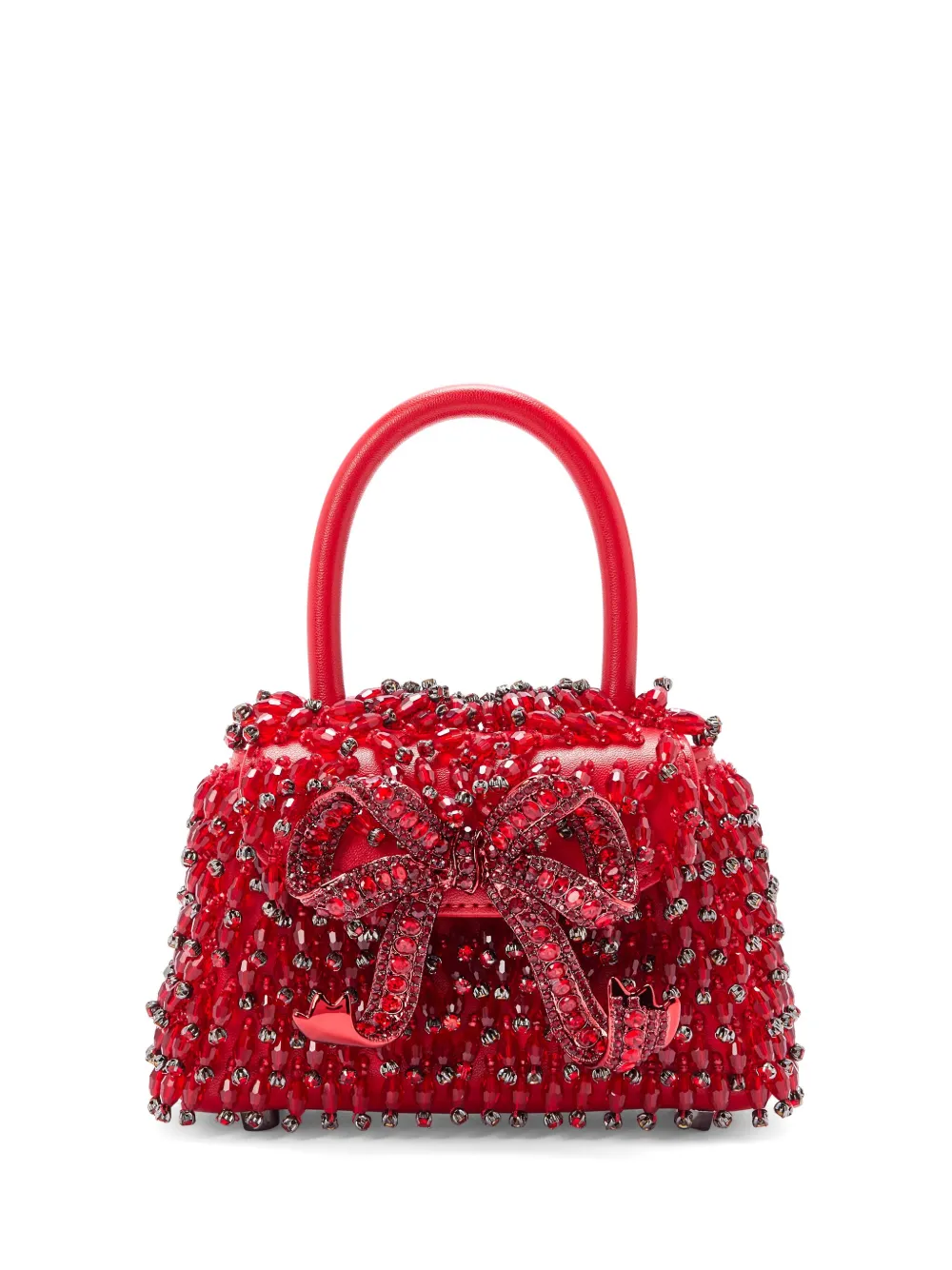 Self-Portrait micro Bow handbag | Red | Image 1