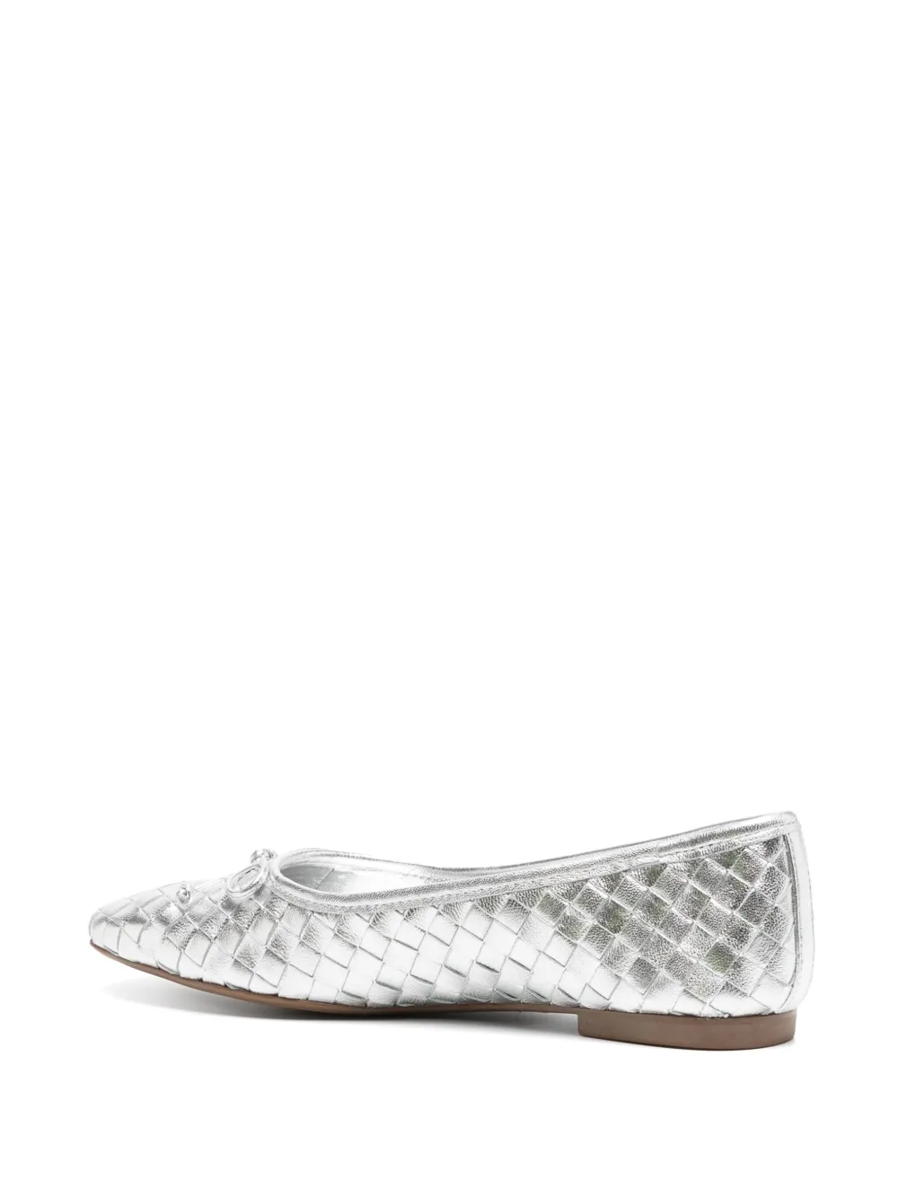 Schutz Arissa ballet flat Silver