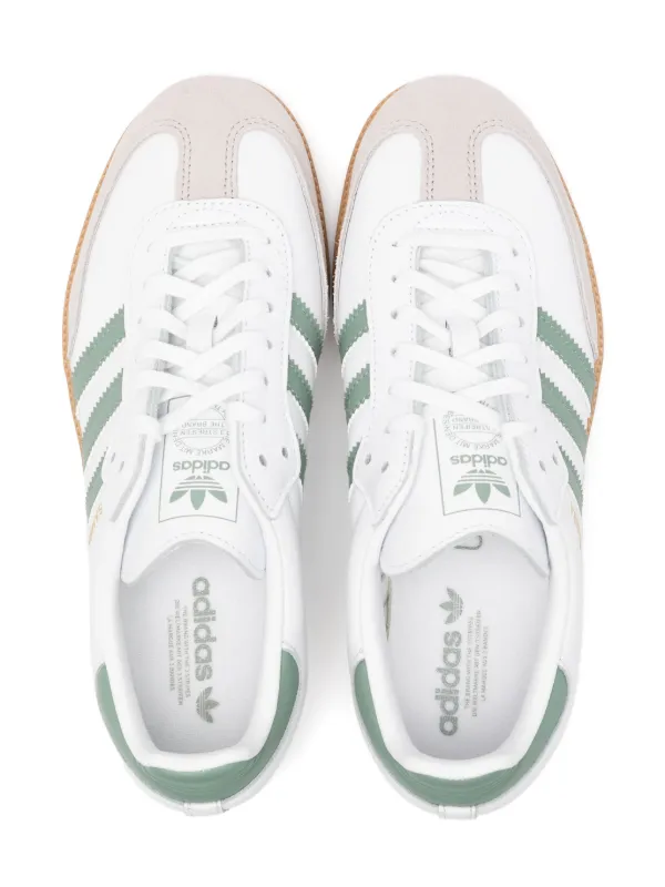 adidas gazelle silver green womens adidas sneakers Ozweego White girls