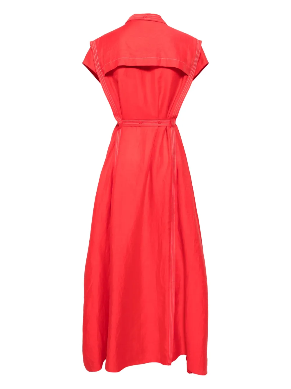 Acler Maxi Fairyhill jurk - Rood