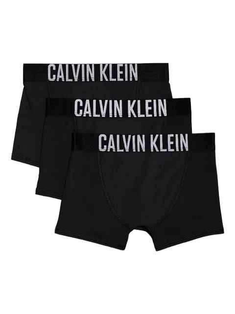 Calvin Klein Kids Kit 3 cuecas com estampa de logo