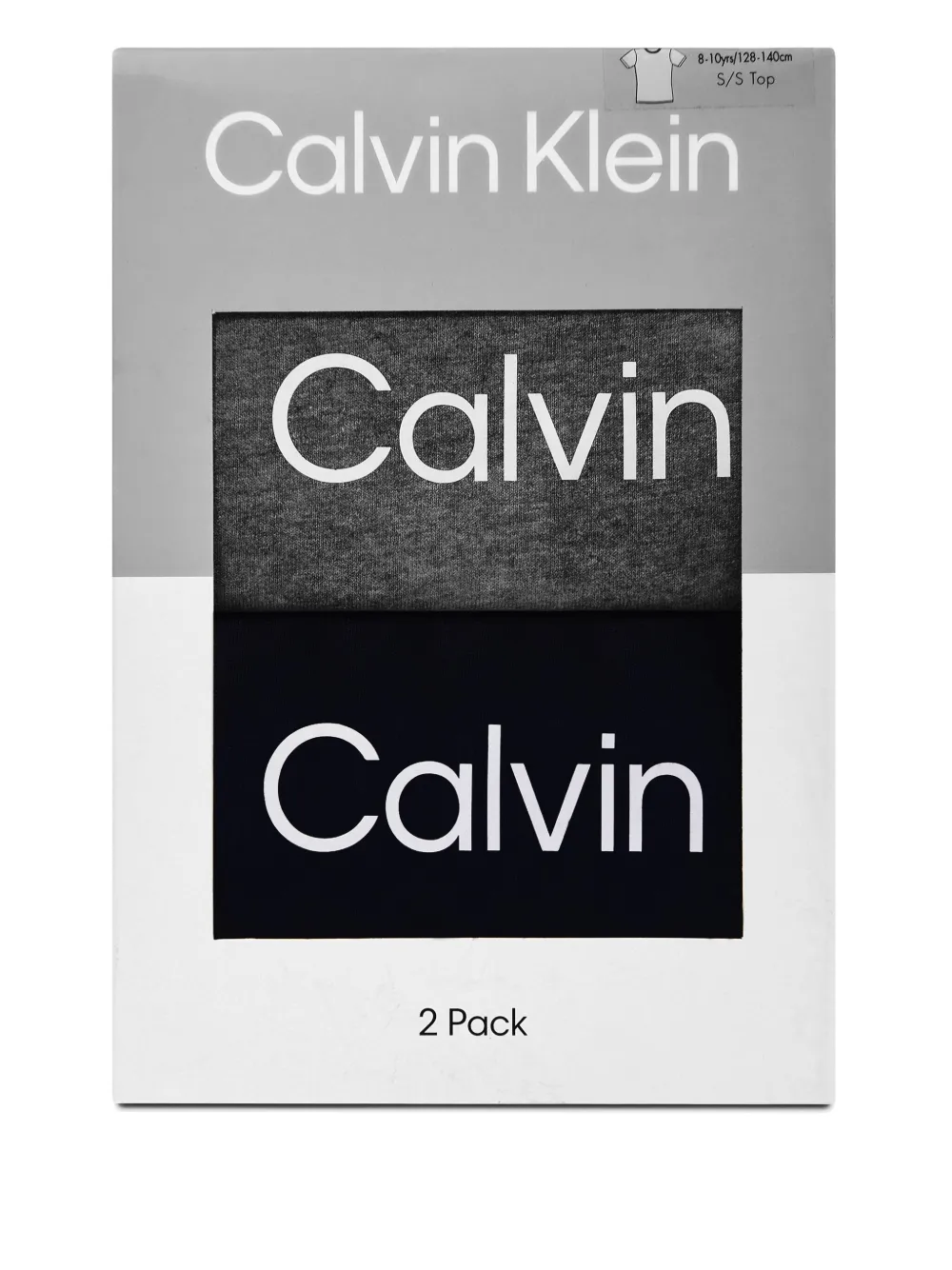 Calvin Klein Kids Twee katoenen T-shirts Blauw