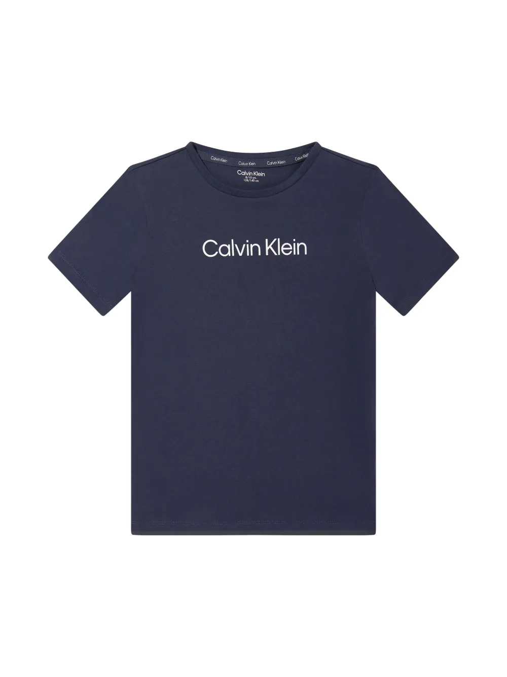 Calvin Klein Kids Twee katoenen T-shirts Blauw