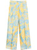 ETRO silk trousers - Blue