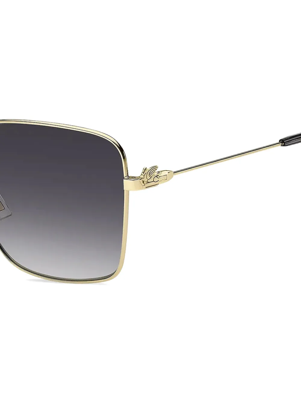 ETRO Zonnebril met vierkant montuur Goud