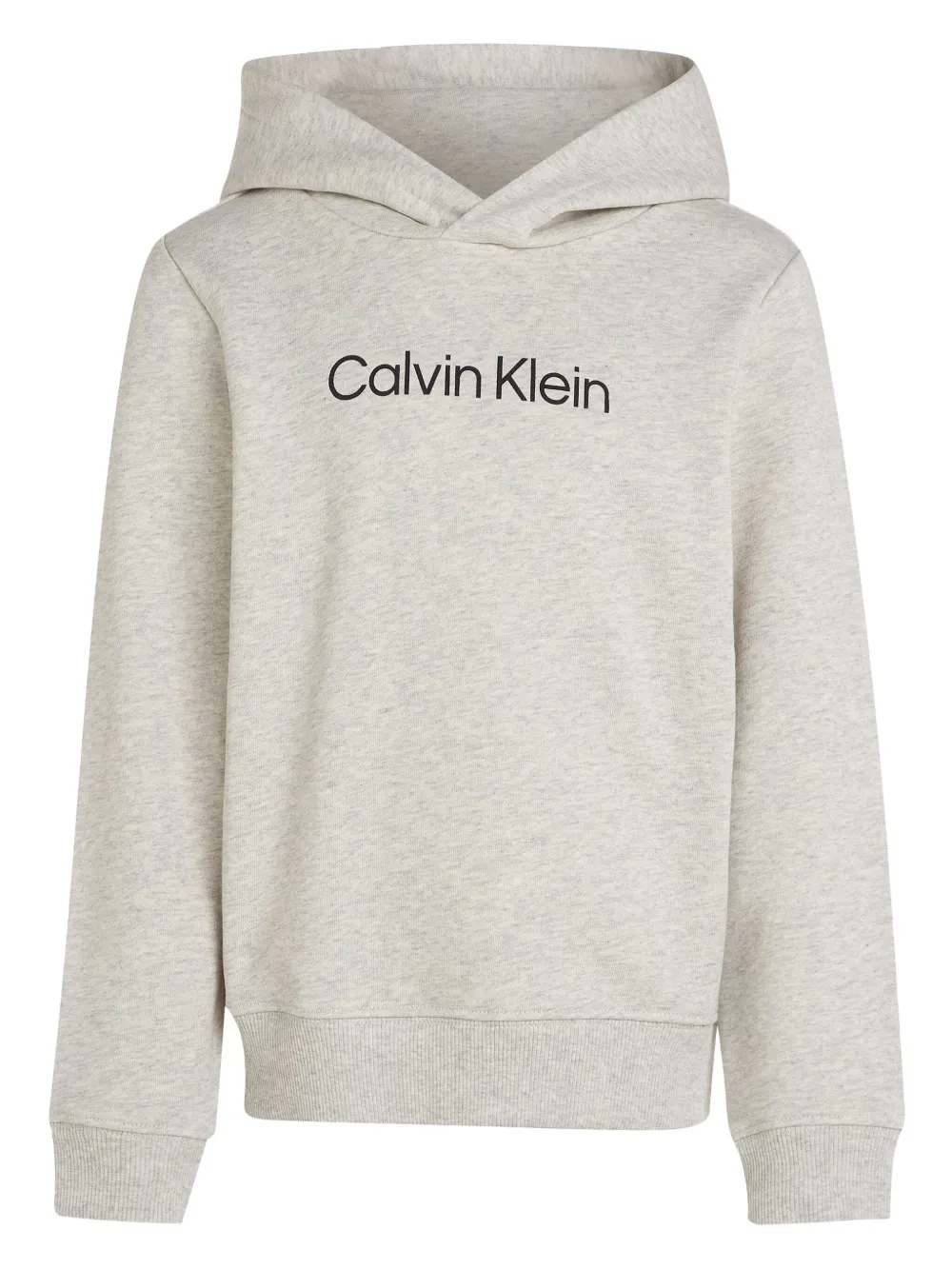 Calvin Klein Kids Hoodie met logoprint Grijs