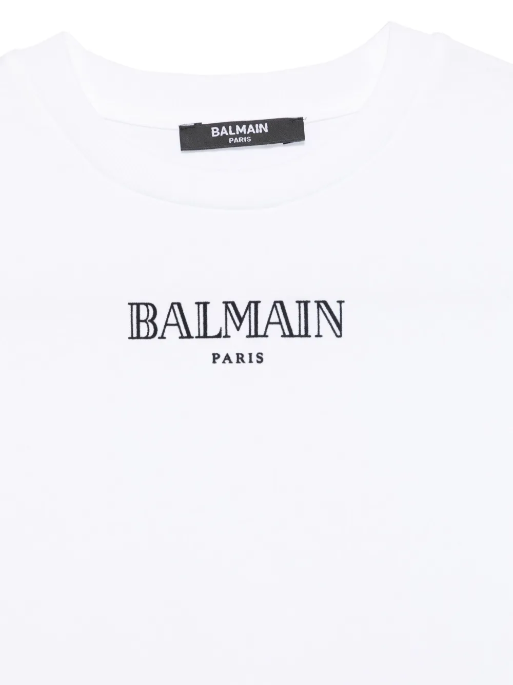 Balmain Kids T-shirt met logo Wit
