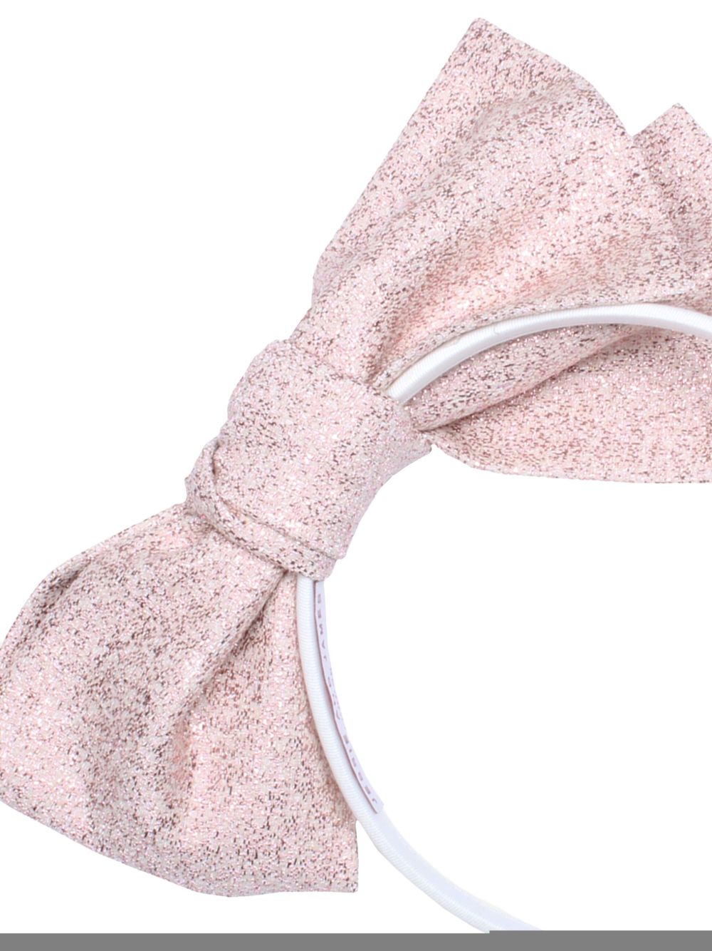 JESSIE AND JAMES glitter bow tie hair band - Roze