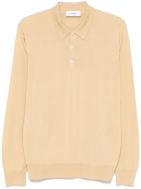 Lardini fine-knit polo shirt 