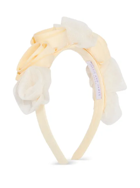 JESSIE AND JAMES rose appliqué hair  band 