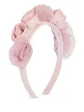 JESSIE AND JAMES rose appliqué hair band - Pink