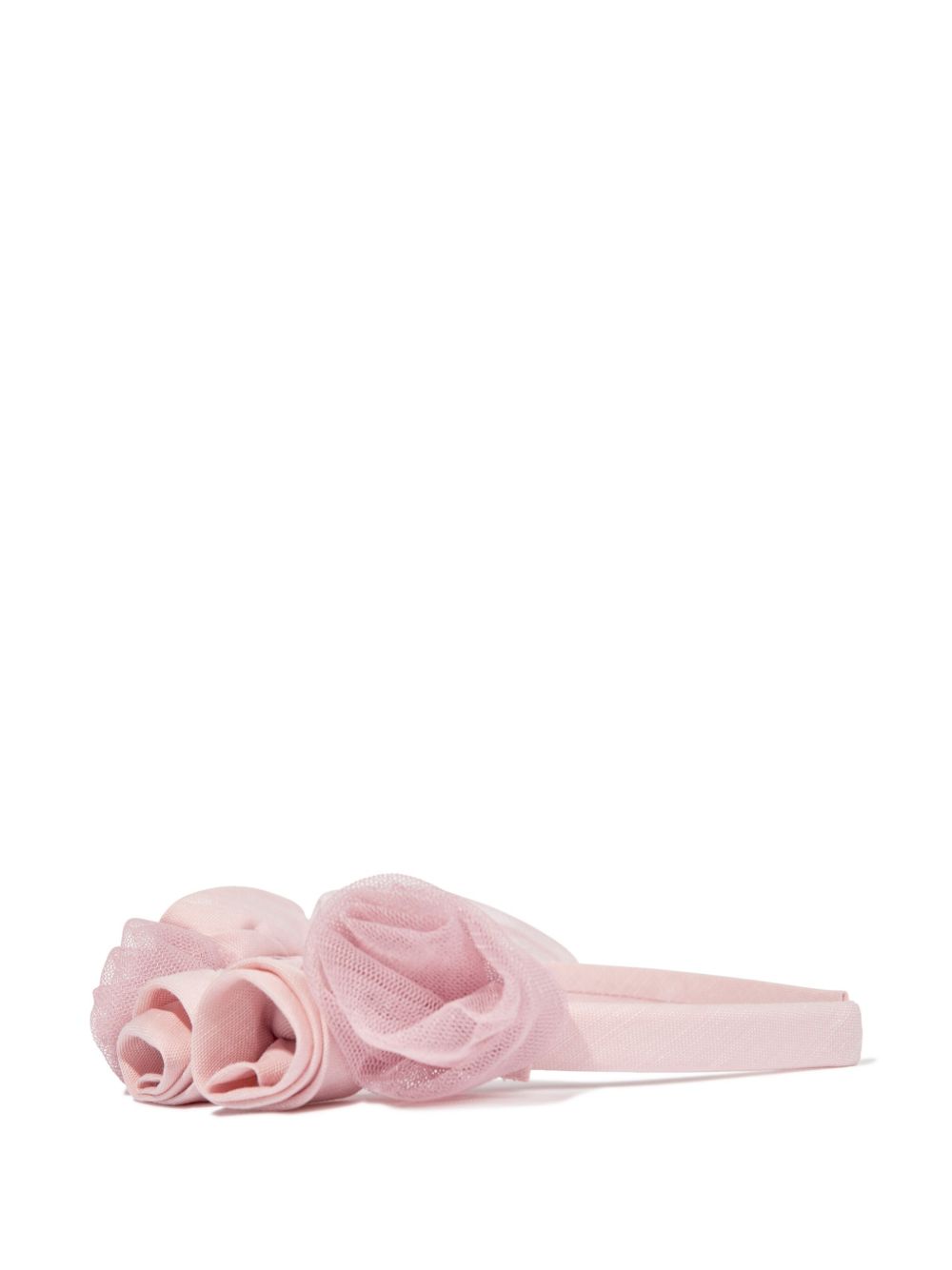 JESSIE AND JAMES rose appliqué hair band - Roze