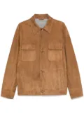 Lardini suede shirt jacket - Brown