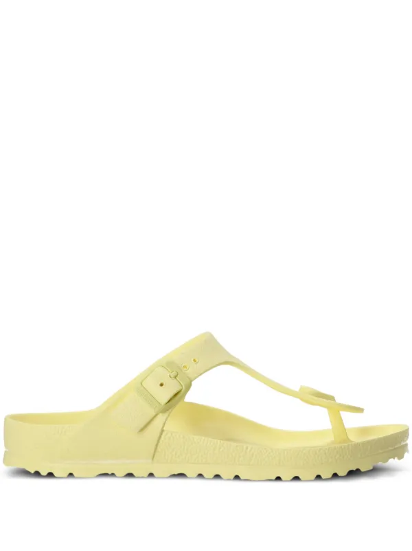 Birkenstock Gizeh Eva Slides Yellow FARFETCH IN