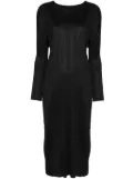 Pleats Please Issey Miyake Monthly Colors: November midi dress - Black