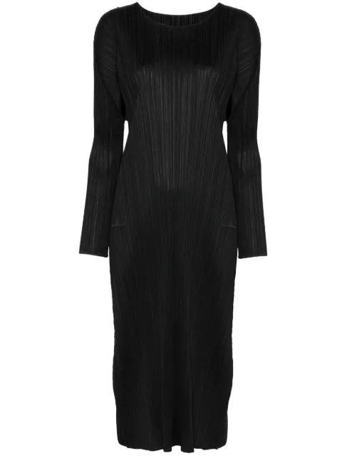 Pleats Please Issey Miyake vestido midi Monthly Colors: November