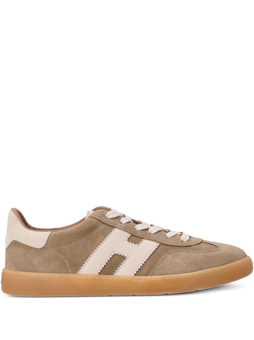 Hogan Cool low-top leather sneakers Brown