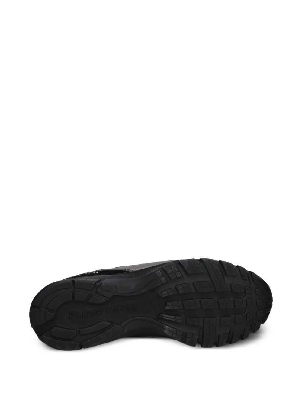 Filling Pieces metallic-panel mesh sneakers Black