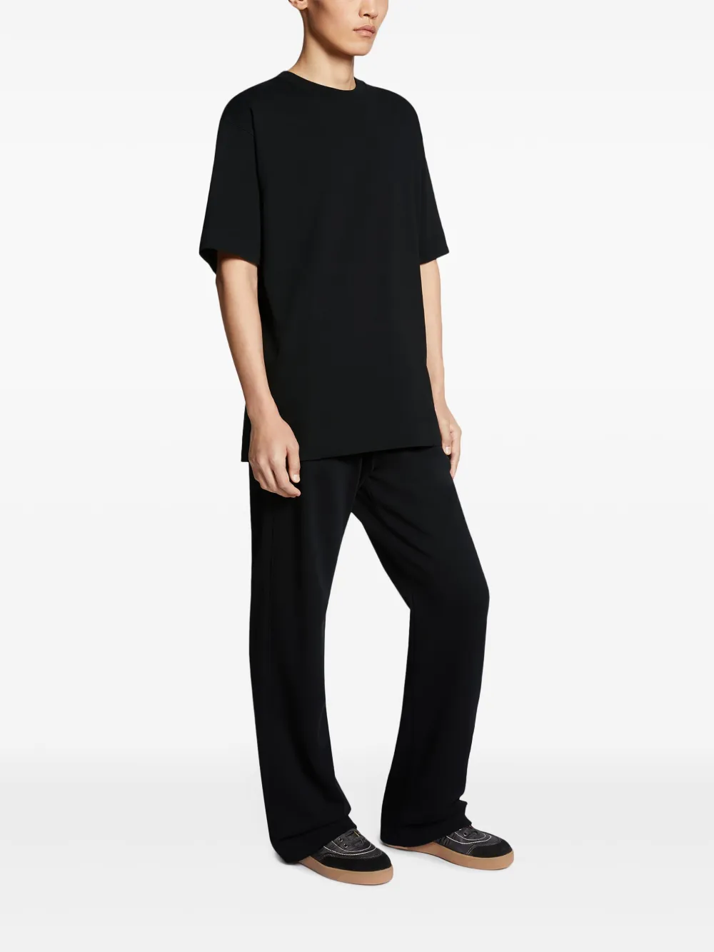 DRIES VAN NOTEN Boxy T-shirt Zwart