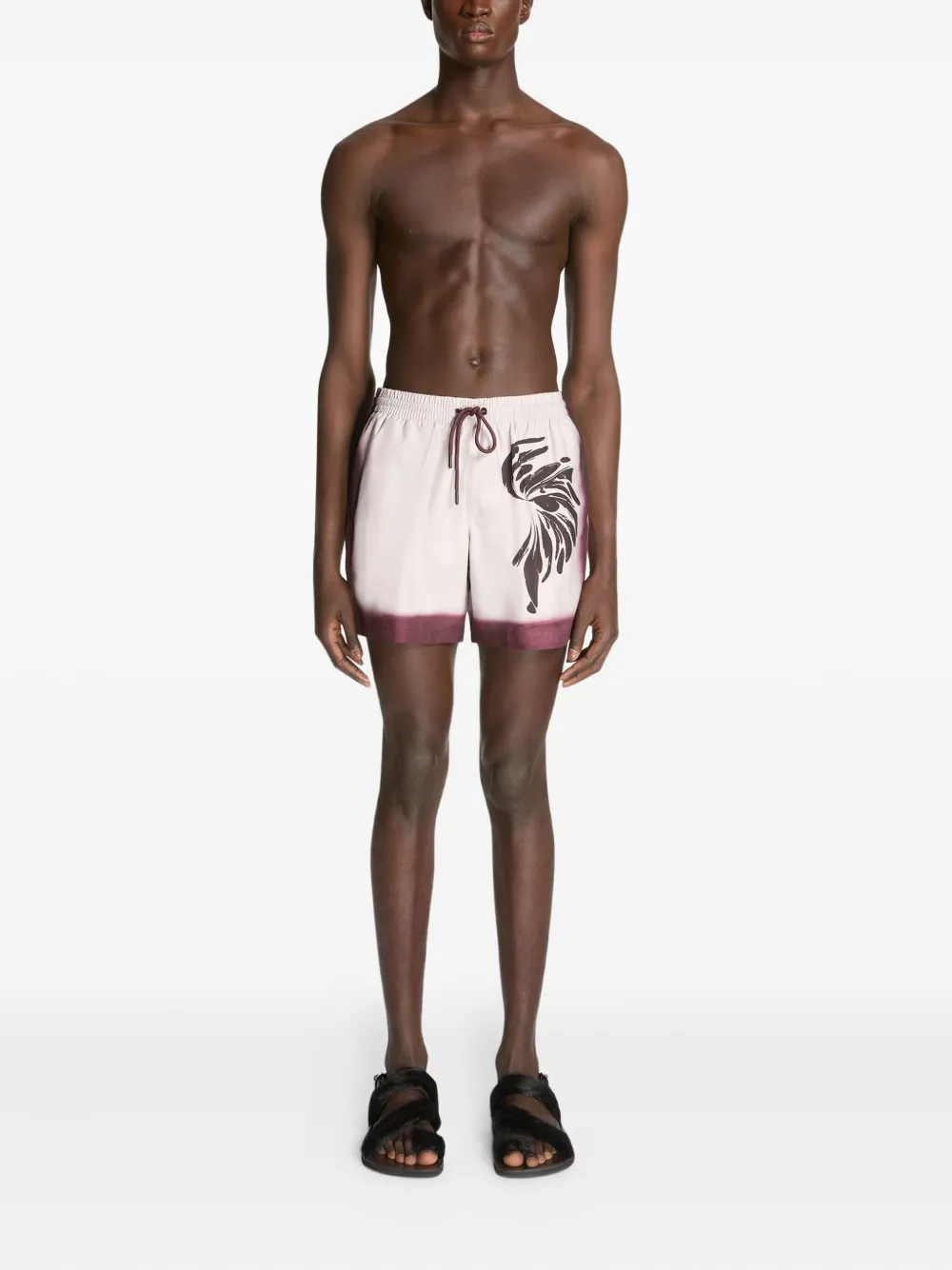 DRIES VAN NOTEN ombre-trim swim shorts | Swim & Board Shorts | Image 2